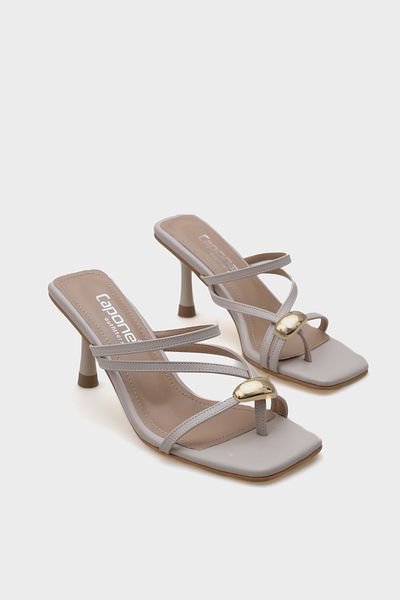 Capone Outfitters Papuci de damă Leona cu toc cu vârf tocit