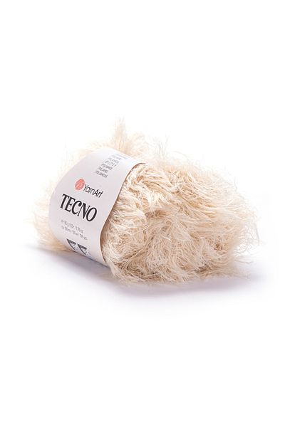 Yarnart Tecno - Φτερωτό Χέρι Πλεκτό Νήμα Κρέμα-16