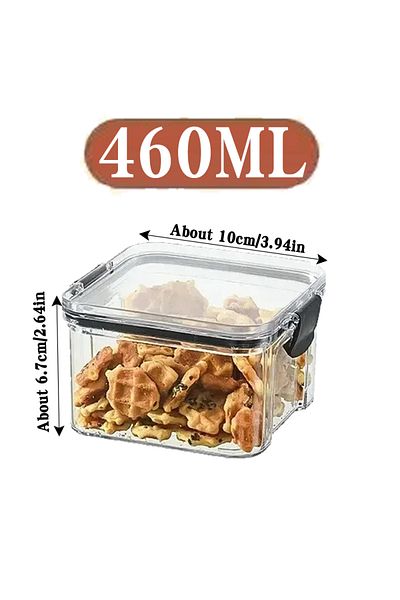 Choice 460ml Kitchen Multigrain Snack Sealed Storage Box Dried Fruit Dried Goods Jar Drawer Storage Contain