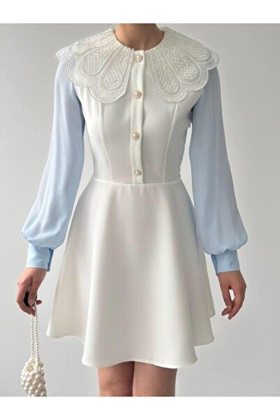 MODA Rochie cu guler pentru bebeluși Asio