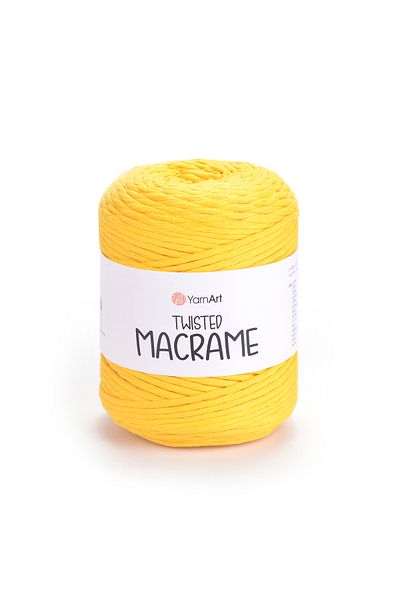 Yarnart Twisted Macrame - Μακραμέ Χειροποίητο Πλεκτό Νήμα Mustard-764