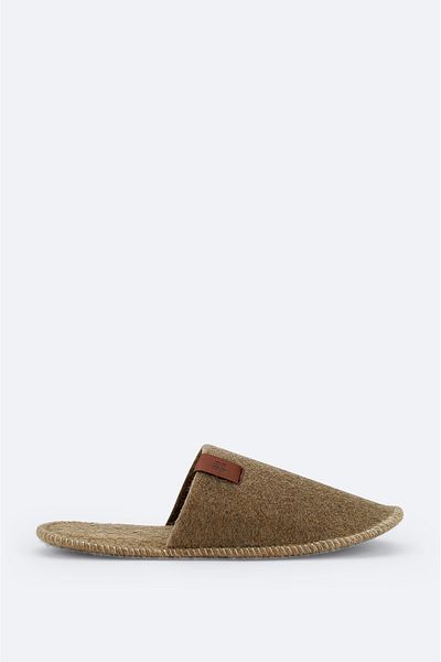 Avva Ανδρικές παντόφλες τσόχας Mink Saddler A31y8322