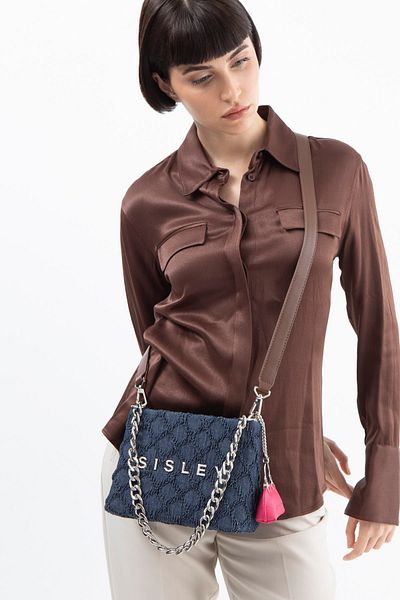 Sisley ΓΥΝΑΙΚΕΙΑ ΤΣΑΝΤΑ ΜΑΝΙΚΙΟΥ C.SLY_065