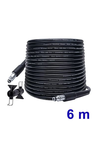 Choice 6 M High Pressure Water Cleaning Hose Pipe Pressure Washer Hose 6 10 15 M For Ar Michelin Black & De