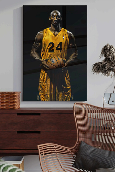 bds art sanatı evinize taşır Basketbol Efsanesi LED Işıklı Cam Tablo