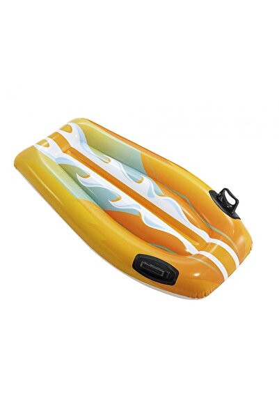 Intex Inflatable Surf Mattress - Inflatable Mattress with Handle and Surf, Pool Inflatable, 112x62 cm