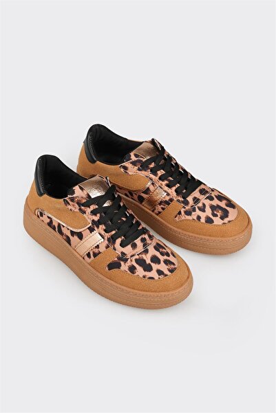 Elle Shoes Taba Kadın Spor Ayakkabı