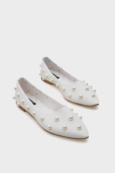 Capone Outfitters Balerini cu vârf ascuțit Alice Pearl