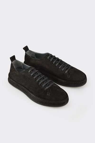 Elle Shoes Black Leather Men's Casual Shoes