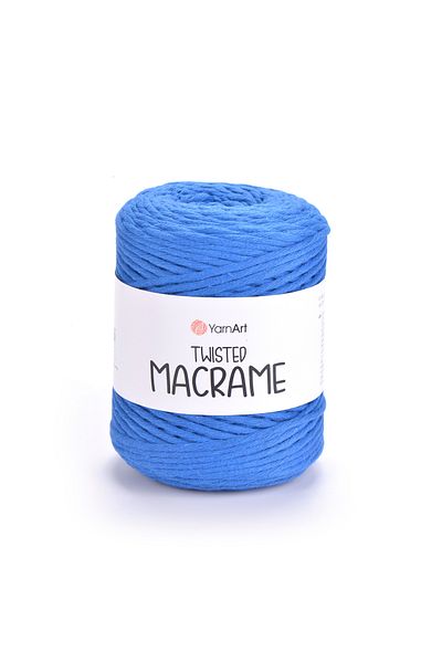 Yarnart Twisted Macrame - Μακραμέ Χέρι Πλεκτό Νήμα Saks Blue-772