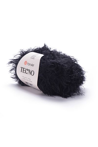 Yarnart Tecno - Φτερωτό Χέρι Πλεκτό Νήμα Μαύρο-21