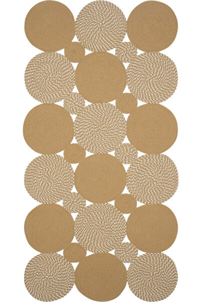 Cool Halı Luke Kahverengi Yıkanabilir Mutfak Halısı Dekoratif Leke Tutmayan H...