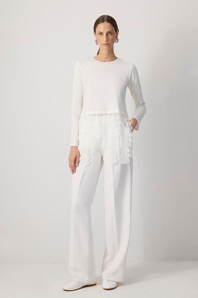 Touché Privé Chiffon Tunic with Tassel