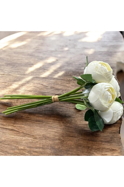 Lilac Home Flori artificiale Lux 9 buchete de bujor