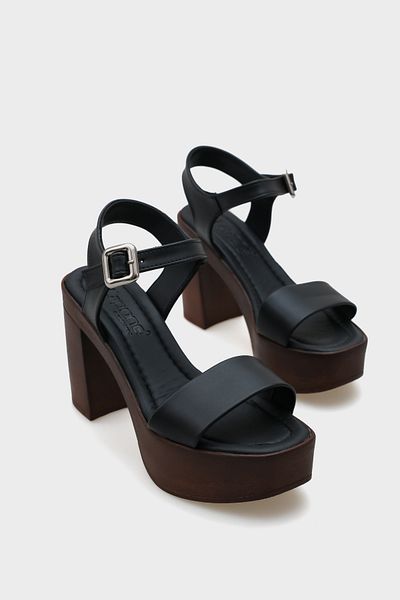 Capone Outfitters Sandale de damă Dolores cu platformă cu o singură curea