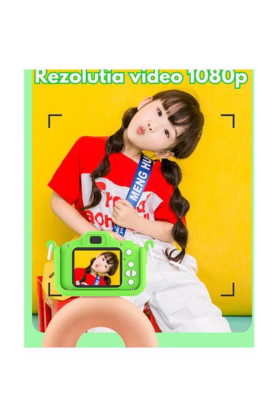 SMARTIC Camera, Instant Print, Full HD 1080p, 2.4”, 650mah, Games, Mp3, Memory Card Gift
