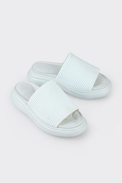 Elle Shoes Blue Women's Slippers