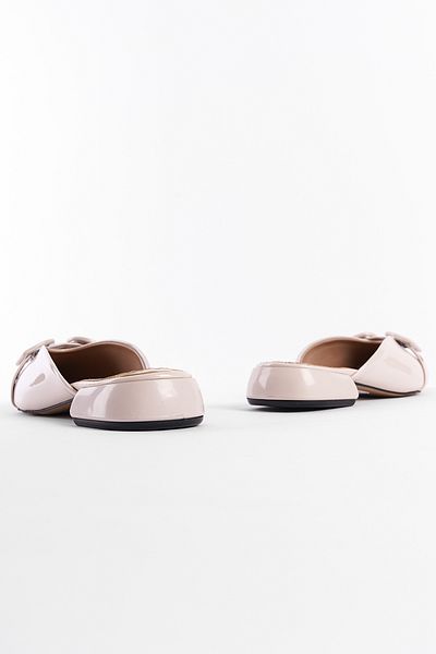 Capone Outfitters Pointed Toe Short Heeled Double Buckle Closed Women's Slippers