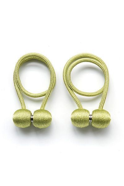 Bogadini Decorative Curtain Accessories – Ropes, Rods, Clips, Magnetic Balls, 2 Pieces