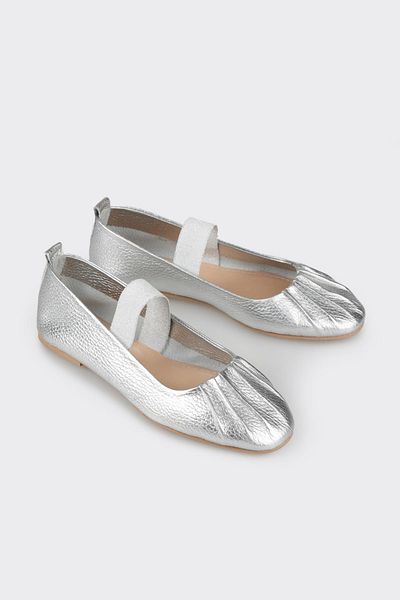 Elle Shoes Lame Leather Women's Casual Shoes