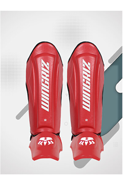 Wingriz Boxing Muay Thai Kick Boxing Kaval Foot Protector W-Sgd20 Red
