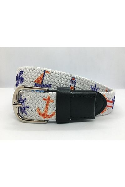 babbelt Παιδική ζώνη White Sailor Printed - Elastic Knit