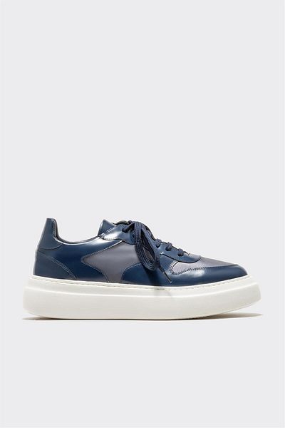 Elle Shoes Navy Blue Men's Sports Shoes