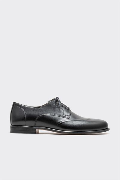 Elle Shoes Black Leather Men's Classic Shoes