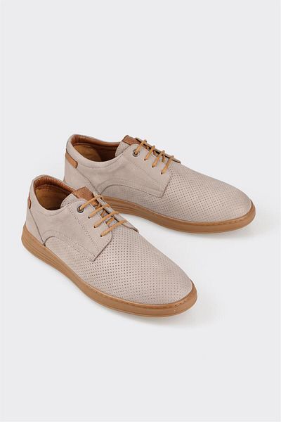 Elle Shoes Mink Leather Men's Casual Shoes