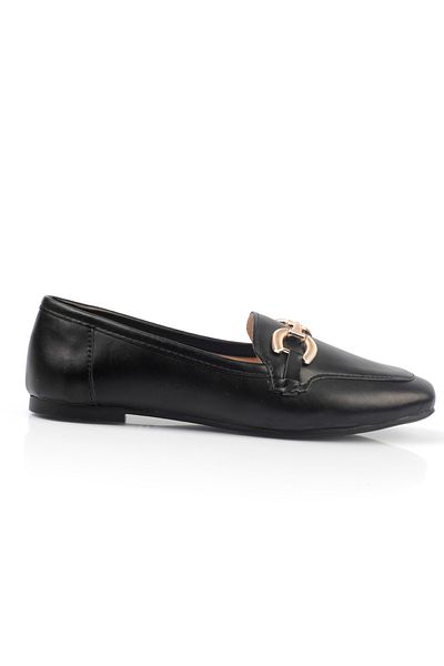 Capone Outfitters Mokasyny damskie z klamrą z przodu