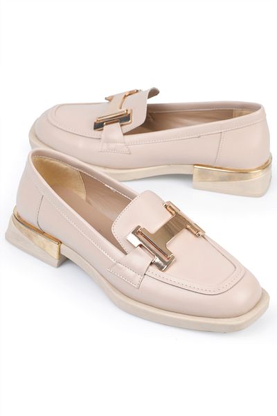 Capone Outfitters Blunt Toe H Buckle Women's Loafer