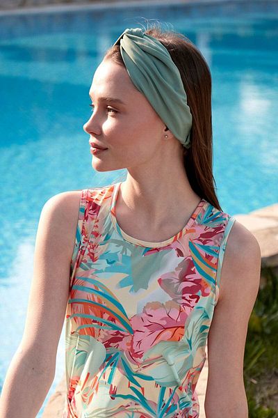 Marina BN2405 Model Green Swimming Bandana
