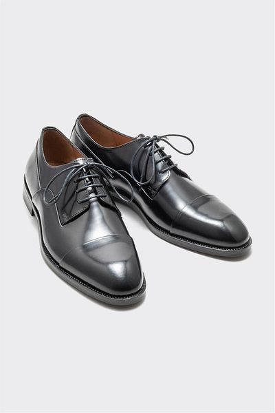 Elle Shoes Black Leather Men's Classic Shoes