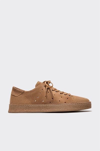 Elle Shoes Tan Leather Men's Casual Shoes
