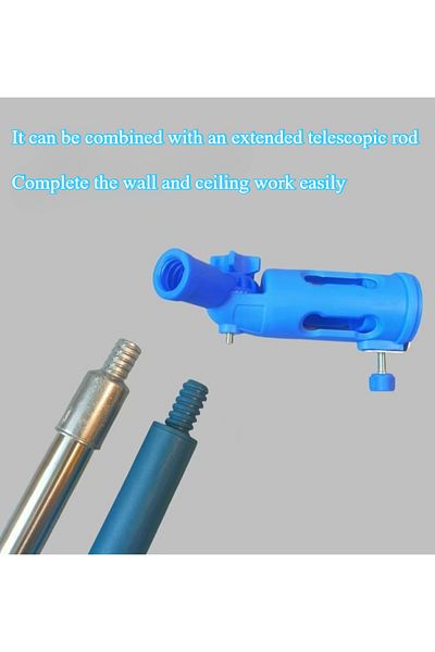 OMAIJIA Paint Brush Extender Paint Roller Extension Pole Clamping Tool Telescopic Rod Paint Handle Tool F...