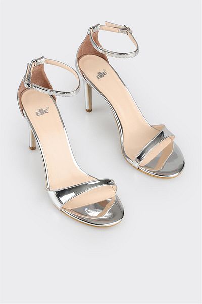 Elle Shoes Lame Women's Heeled Sandals