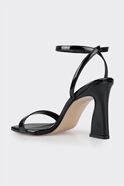 Elle Shoes Black Women's Heeled Sandals