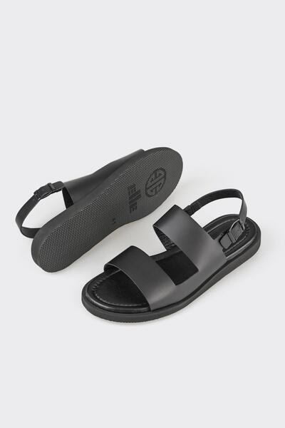 Elle Shoes Black Angeloy Men's Sandals