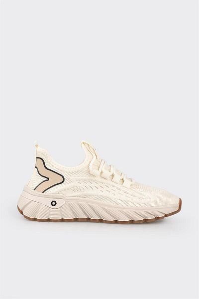 Elle Shoes Beige Women's Sports Shoes