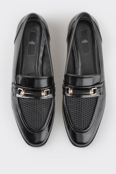 Elle Shoes Siyah Kadın Loafer