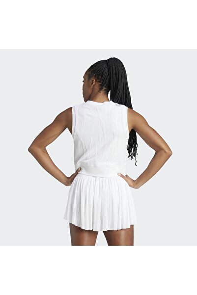 adidas Λευκό γυναικείο μπλουζάκι adidas Crop Top Pro IT4688-K