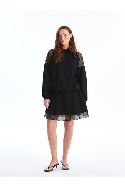 LC Waikiki Women's Elastic Waist Straight Skirt
