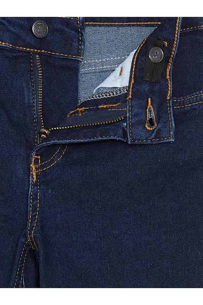 LC Waikiki Girl's Jeans Pants with Adjustable Elastic Waist