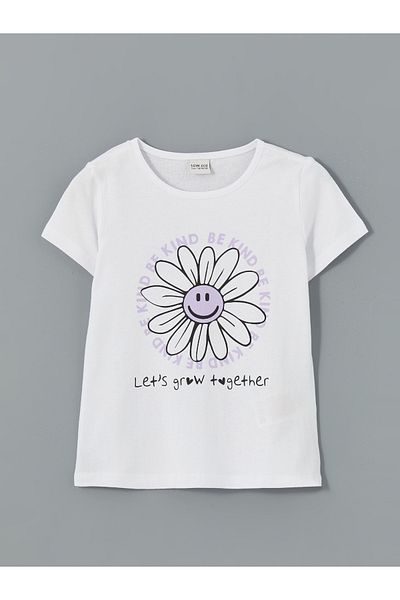 LC Waikiki Crew Neck Girls T-Shirt and Shorts