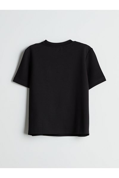 LC Waikiki Crew Neck Embroidered Women's T-Shirt