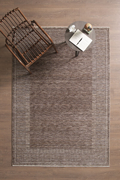 venucci home & living Olivia Premium Bambu Polyester Oturma Odası Salon Yatak odası Halısı Eskitme Vintage Halı