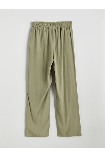 LC Waikiki Modal Blended Women's Trousers with Elastic Waist