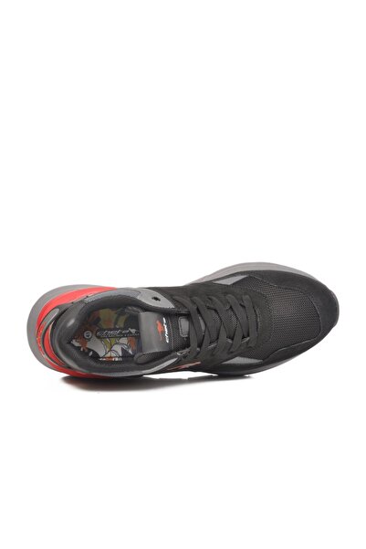 WALKWAY Milano Black-Red Memory Foam Unisex Sports Shoes Cheta 256