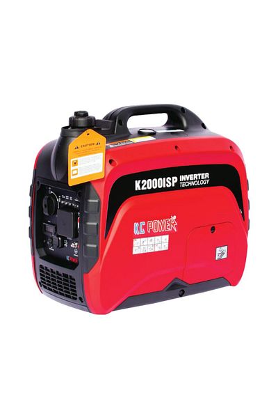 Kc Power K2000ISP Small Electric Generator, 1.9 KW-220, Volt,60Hertz, Fuel tank 4.8 Liters, 22Kg