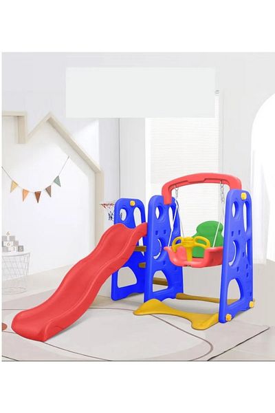 FULLJOY Slide with swing and basketball 3*1, FJY-47